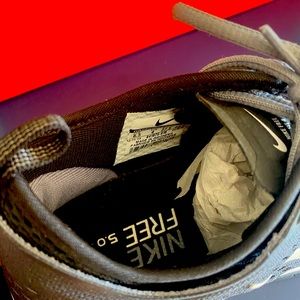 Nike Free 5.0 Black and White Athletic Shoe